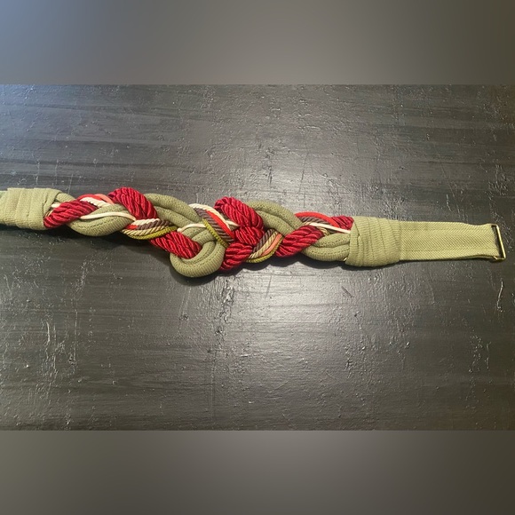 [Vintage] Cool, woven belt with beads
